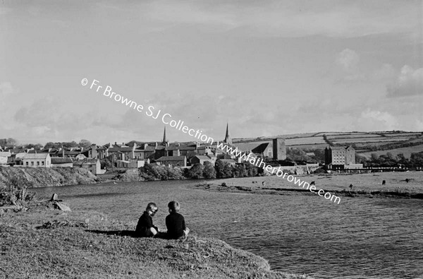 TOWN & RIVER FROM WEST